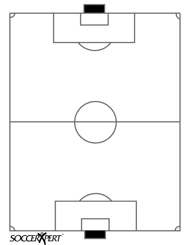 masitaver: football pitch diagram For Blank Football Field Template