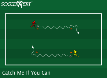 Soccer Drill Diagram: Catch Me If You Can